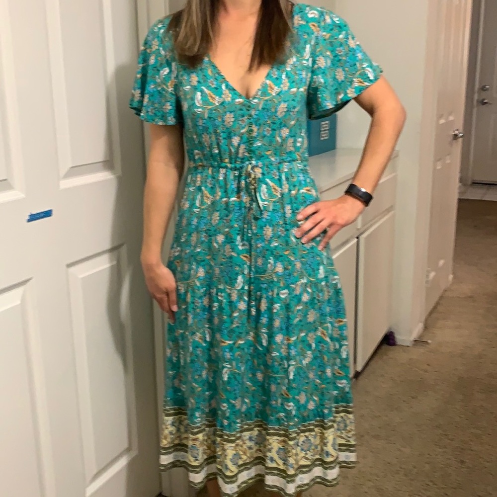 Arnhem Gorgeous long maxi boho Spell & the Gypsy similar brand dress sz small